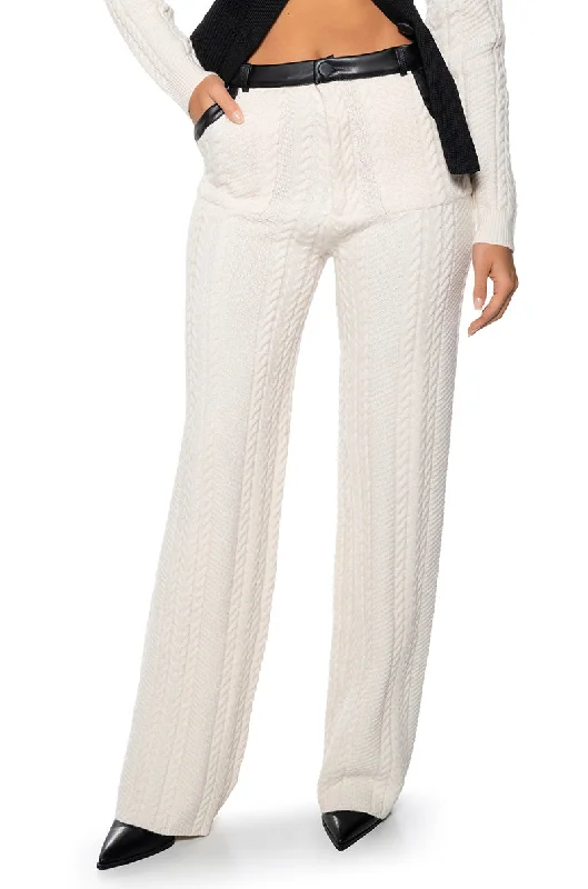 OUT FOR THE DAY SWEATER KNIT TROUSER