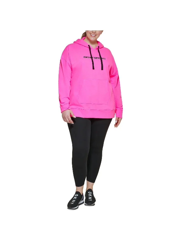 Plus Womens French Terry Logo Hoodie