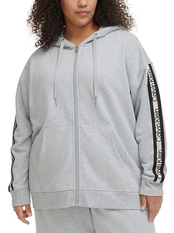 Plus Womens Logo Running Hoodie