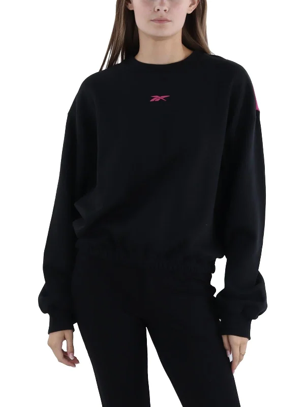 Womens Colorblock Cotton Sweatshirt