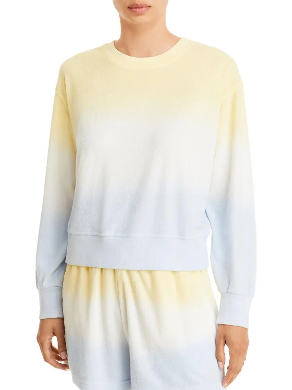 Womens Colorblock French Terry Sweatshirt