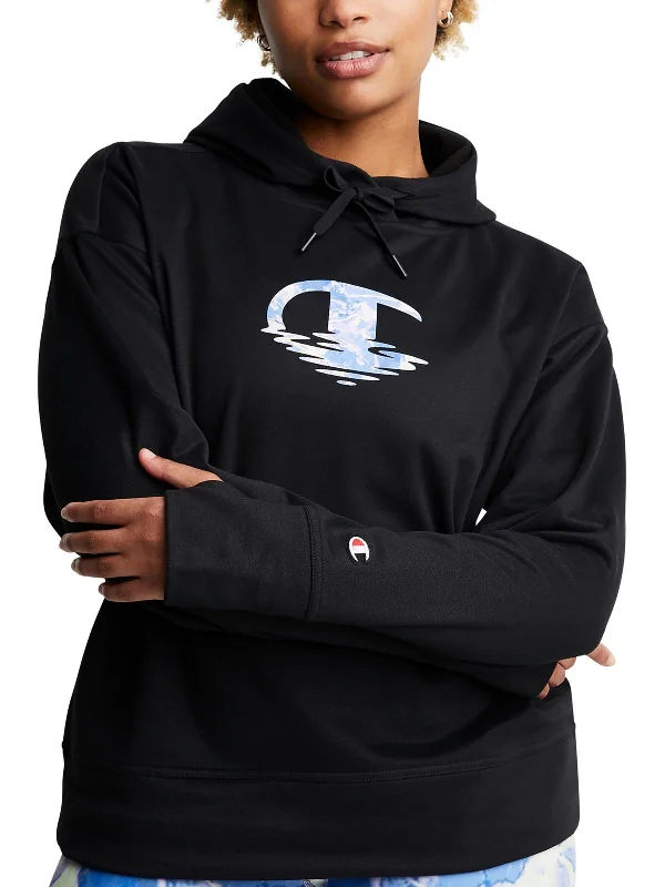 Womens Fleece Moisture Wicking Hoodie