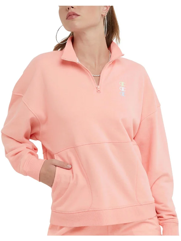 Womens Logo Loungewear 3/4 Zip Pullover