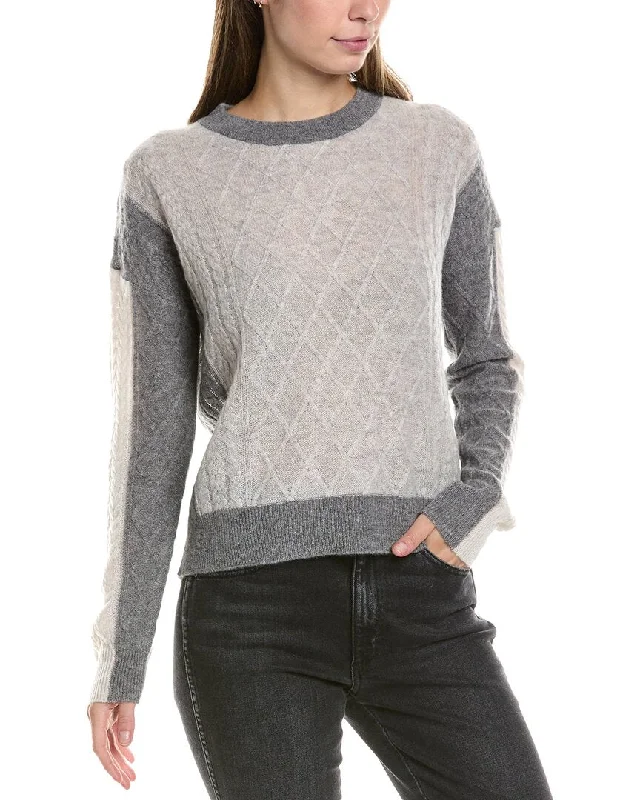 InCashmere Cable Cashmere Pullover